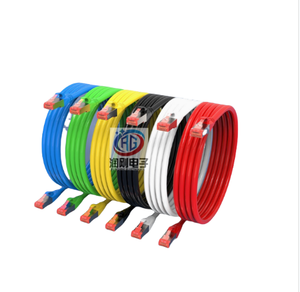 Kedi 6a Ethernet kablosu UTP RJ45 28AWG PVC ceket sarı ağ Lan yama kablosu 1M/2M/5M/10M boyutları iletişim kabloları sarı - Product Image 1