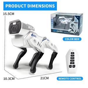 Intelligentes High-Tech-Roboters pielzeug für Kinder Handy-Fernbedienung DIY-Programmierung aus strap azier fähigem Kunststoff - Product Image 6