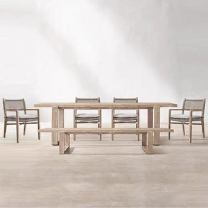 Eco-friendly Acacia Teak Solid F-<strong>S</strong>-C All Weather Use Wood Outdoor Dining <strong>Set</strong> Patio <strong>Set</strong> Dining <strong>Table</strong> and Chair <strong>Set</strong> - Product Image 3