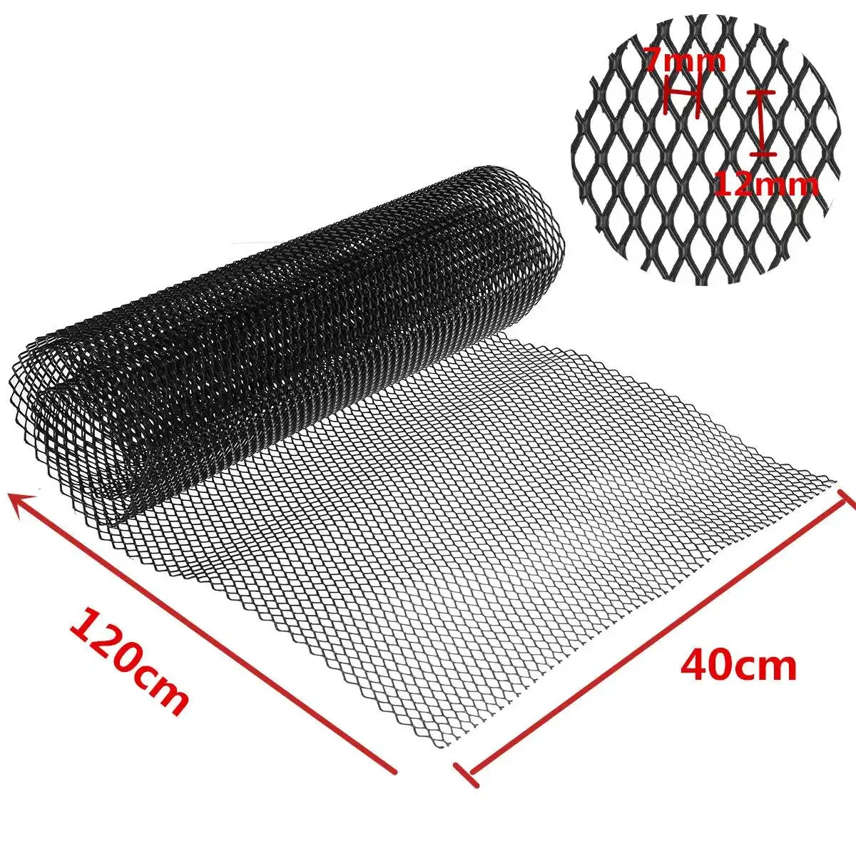 Negro 12x7mm