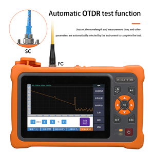 Mini OTDR 12-in-1 NK4000 Active Fiber Live <strong>Test</strong> Fiber Optical Time <strong>Domain</strong> Reflector with VFL OPM Breakpoint <strong>Test</strong> Fiber Tester - Product Image 3