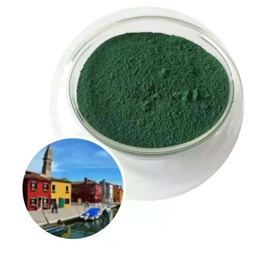 Iron oxide green pigment wear-resistant floor special floor green cement mortar products with fast green