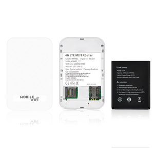 เราเตอร์ Wifi แบบพกพา,เราเตอร์ Wifi พกพาฮอตสปอตเคลื่อนที่4G เราเตอร์5G Pocket Wifi พร้อมซิมการ์ด IKOS ซิมการ์ดอะแดปเตอร์ - Product Image 3
