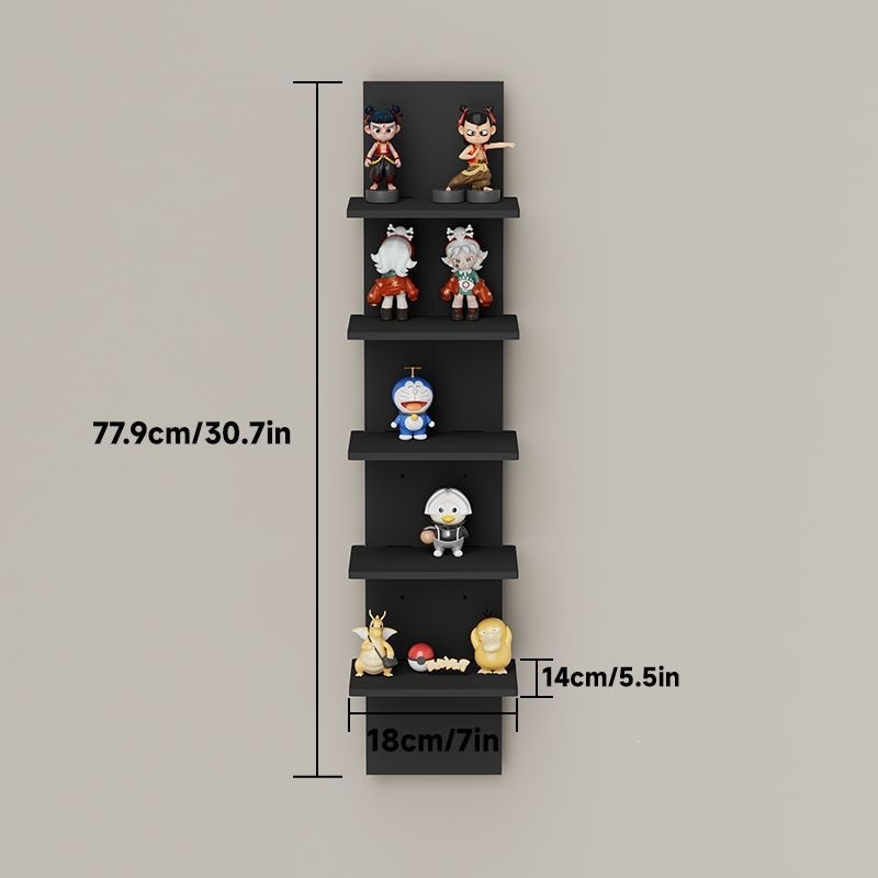 Black five-layer floating frame - 8mm