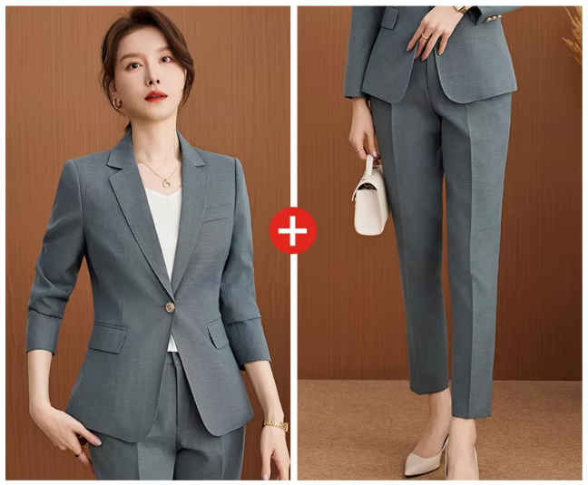 Traje gris humo + pantalón