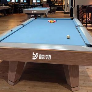 Chuyên nghiệp 9ft giải đấu lớp hồ bơi bảng rắn khung gỗ da túi cho nhà sử dụng thương mại miễn phí phụ kiện bao gồm - Product Image 3