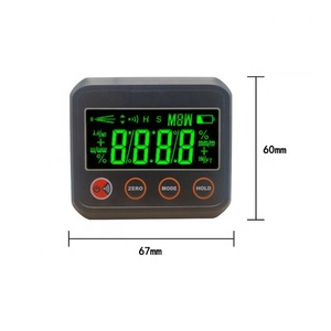 微型磁铁电子测量工具发光二极管数字显示角度水平测斜仪 - Product Image 3