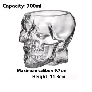 Sáng Tạo Trong Suốt Người Ngoài Hành Tinh Hộp Sọ Chai Rượu Vang Dispenser Tự Pha Thủy Tinh Đồ Uống Với Con Dấu Lưu Trữ Công Cụ - Product Image 3