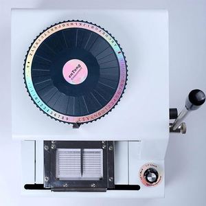 TEBAK Plastic Card Making <strong>Machine</strong> PVC Card Embosser 52 Character Stainless Steel Card Making Embosser Code <strong>Embossing</strong> <strong>Machine</strong>
