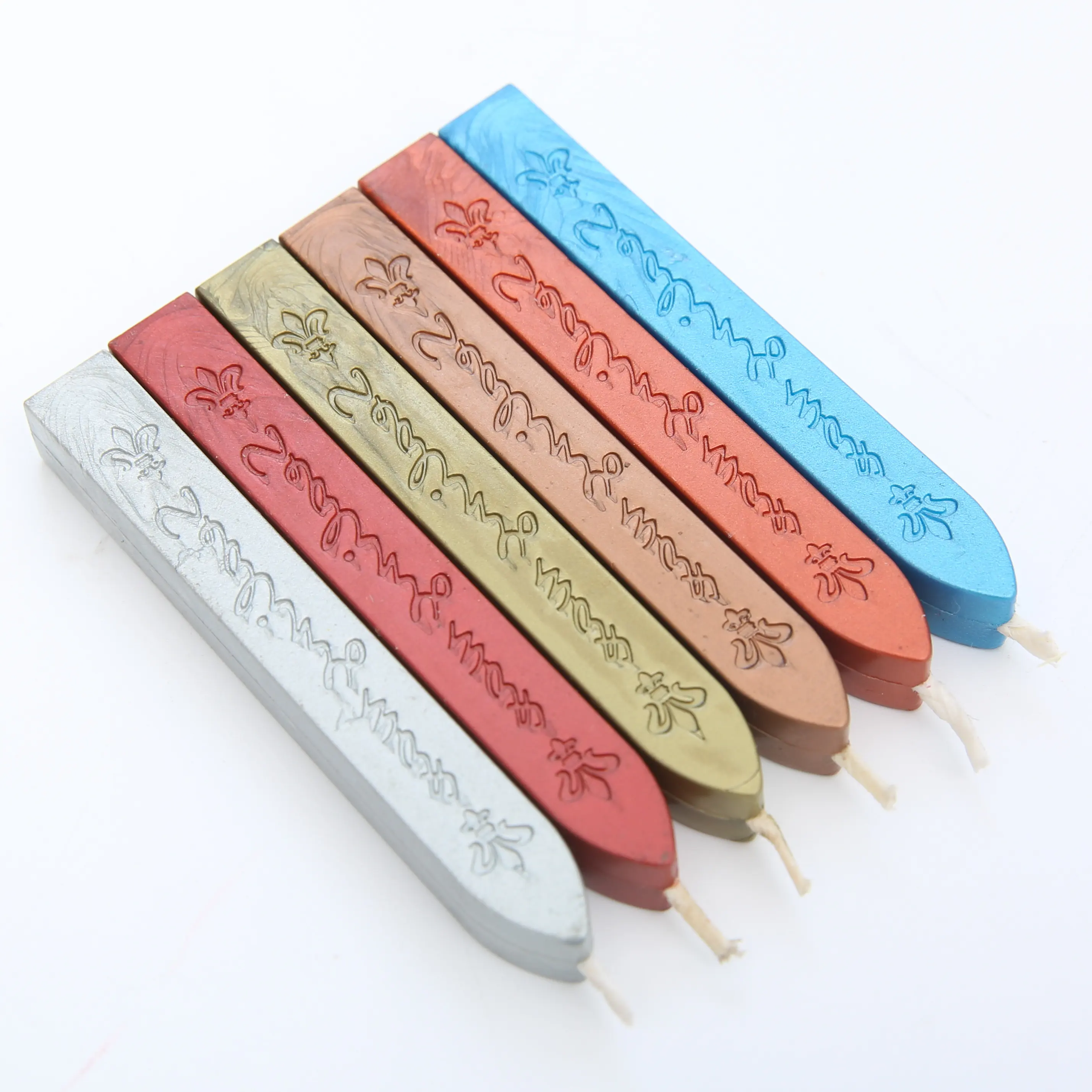 Colorful Wax Seal Sticks Customized Shapes Sealing wax sticks for wedding invitations
