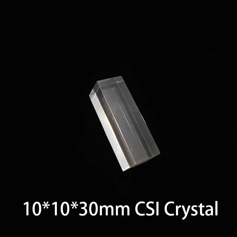 Disesuaikan penuh Polandia kemurnian tinggi Cesium Iodide Csl scintilation kristal Scintillator pasokan profesional CsI kristal Manuf