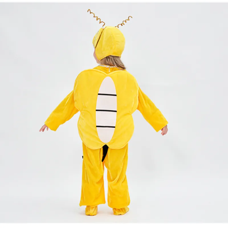 Disfraz de Halloween para niños, ropa de muñeca de abeja, disfraz de cosplay de abeja, disfraz de fiesta de Carnaval para niños, trajes de lujo con sombrero