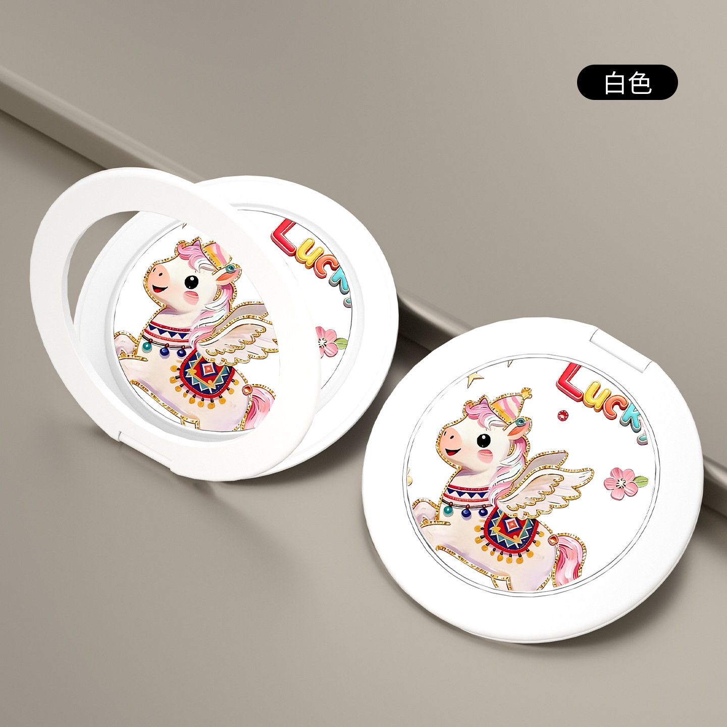 Tablette pliable TS14 - Licorne blanche