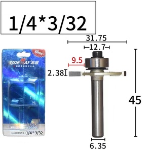 Tideway tipo t profissional fresagem, fresa com rolamento para madeira <span class=keywords><strong>cnc</strong></span> ferramenta de fresagem