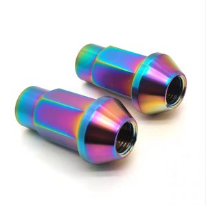 Yüksek kaliteli özel oto tekerlek M14X1.5 titanyum alaşımlı Lug fındık - Product Image 1