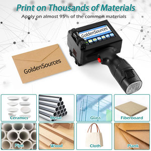 OEM Portable Lightweight Quick Drying Hand Chargen nummer Handheld-Tinten strahl drucker Verfalls datum Codierer Maschine auf Plastiktüte - Product Image 2