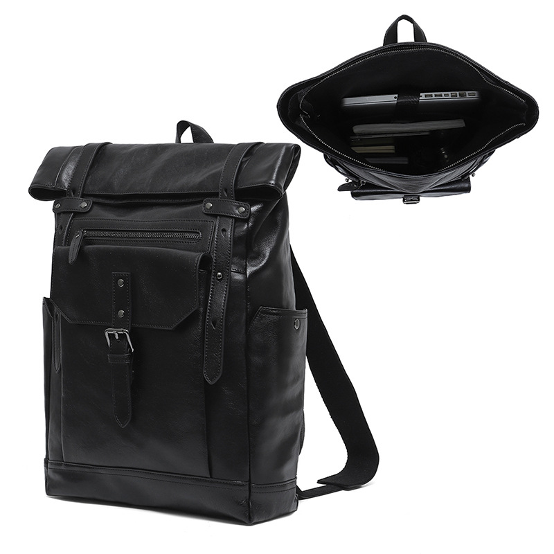 6791 Vegetable Tanned Leather, Black