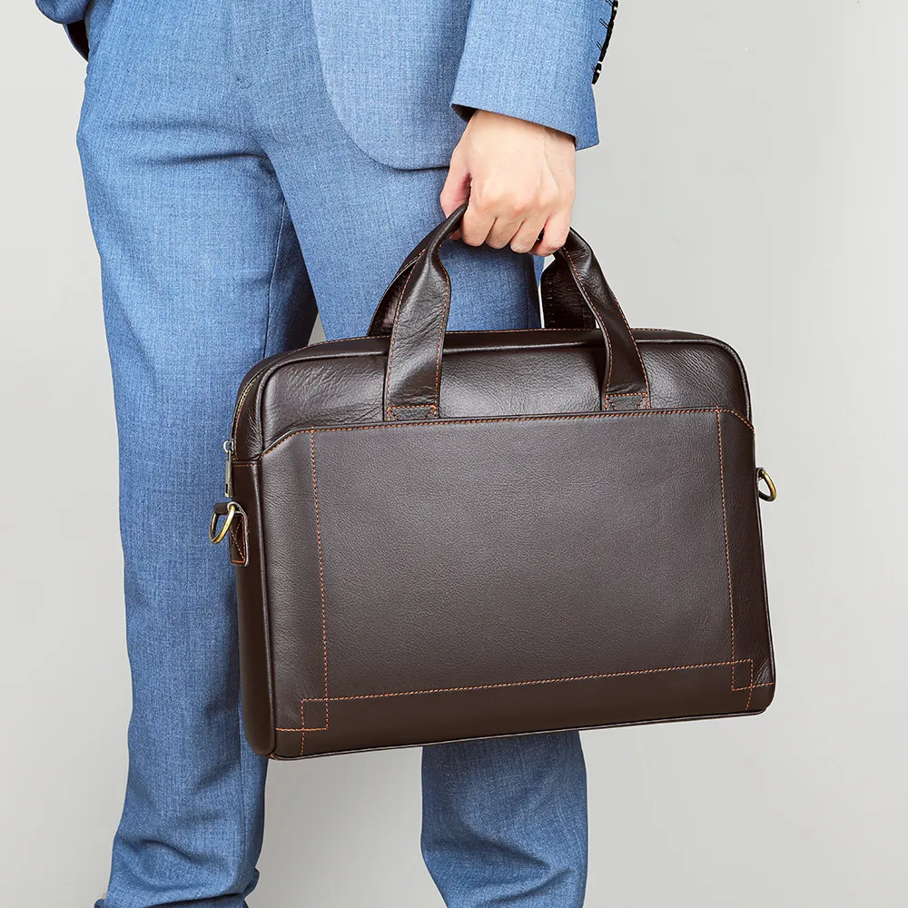 Marrant 5006 Business Executive Tasche Herren Echt leder Laptops Tasche für Dokument Herren Aktentasche Handtasche Büro tasche für Männer