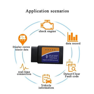 V1.5 ELM327 считыватель кодов двигателя OBD2 Универсальный OBDII Bluetooth5.0 Автомобильный сканер Elm327 BLE Obd2 Диагностика автомобиля - Product Image 5
