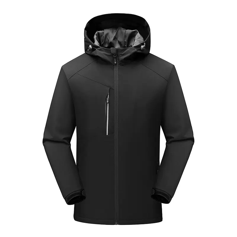 Chaqueta de invierno para hombre, impermeable, de gran calidad, de talla grande, resistente a la humedad, para exteriores, barata