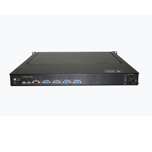 Conmutador KVM USB OEM 3 en uno 16 puertos Consola KVM VGA 17 pulgadas 1U Montaje en rack LCD Conmutador KVM Control e interruptor