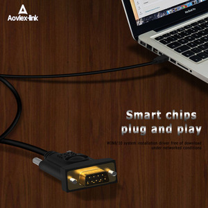 OEM Custom <strong>USB</strong> 2.0 to <strong>Serial</strong> DB9 RS232 FTDI Chip Adapter Converter Cable for Computer, Digital Camera, Scanner, Etc - Product Image 6