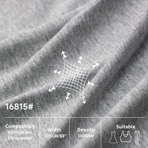 Avustralya sıcak satış ücretsiz örnek renk kitap 180GSM pamuk Spandex örgü Jersey kumaş A4 boyutu örnek spor tişört kumaş
