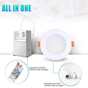 Ephan ETL FCC Newest <strong>4</strong> Inch 9 <strong>Watt</strong> Slim Junction Box <strong>Led</strong> Panel Down Light - Product Image 6