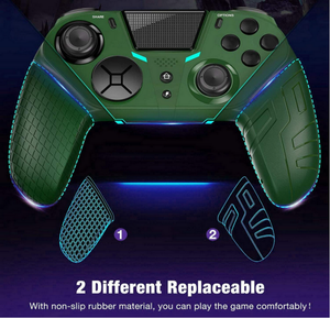 带可编程后退按钮的无线游戏控制器，适用于PS4蓝牙兼容游戏手柄，适用于PS4超薄/专业版