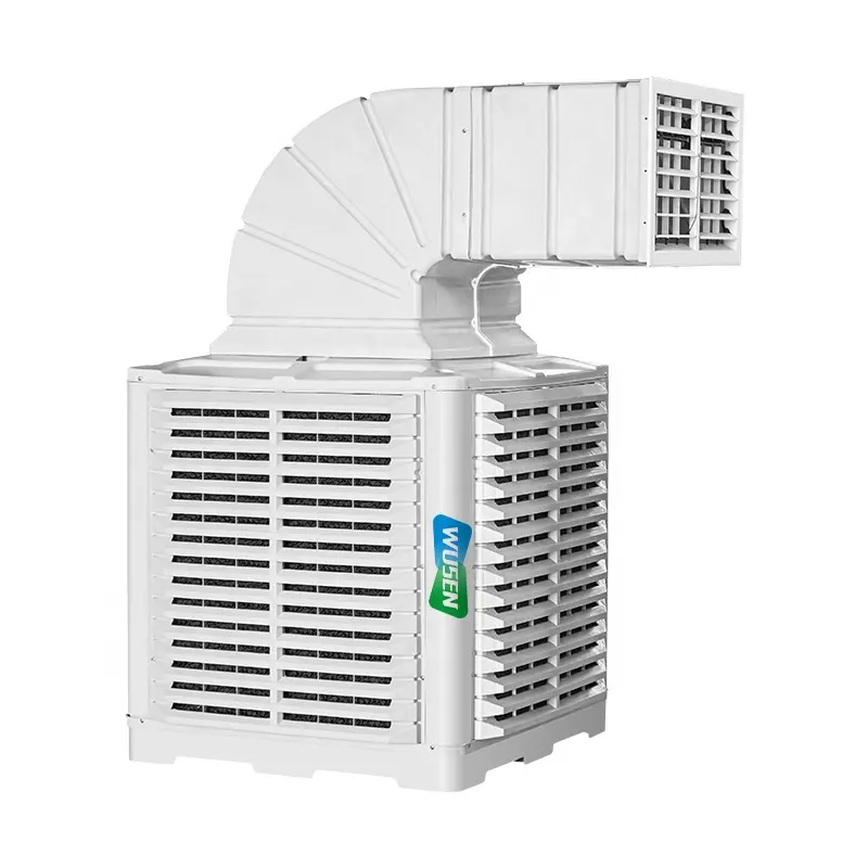 Sistema di climatizzazione a condotto industriale/refrigeratori d'aria evaporativi industriale/raffreddamento ad acqua Exhusat ventola di raffreddamento