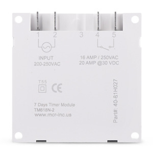 Interruttore Timer programmabile 7 giorni con relè elencato all'interno e tempo di conto alla rovescia TM618N 110V 220V AC interruttore timer su guida din