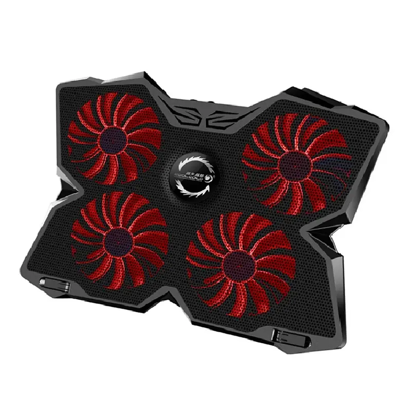 Gamer gear accessory pc usb cooler accessories 4 big laptop cooling fan 17 inch notebook cooling pad