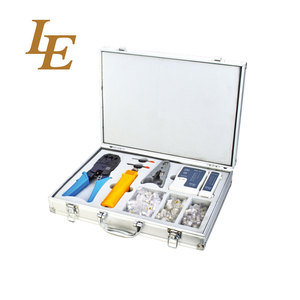LE Installerparts 14ピースネットワーク技術者ツールキットテレコムパーツ設置用 - Product Image 1
