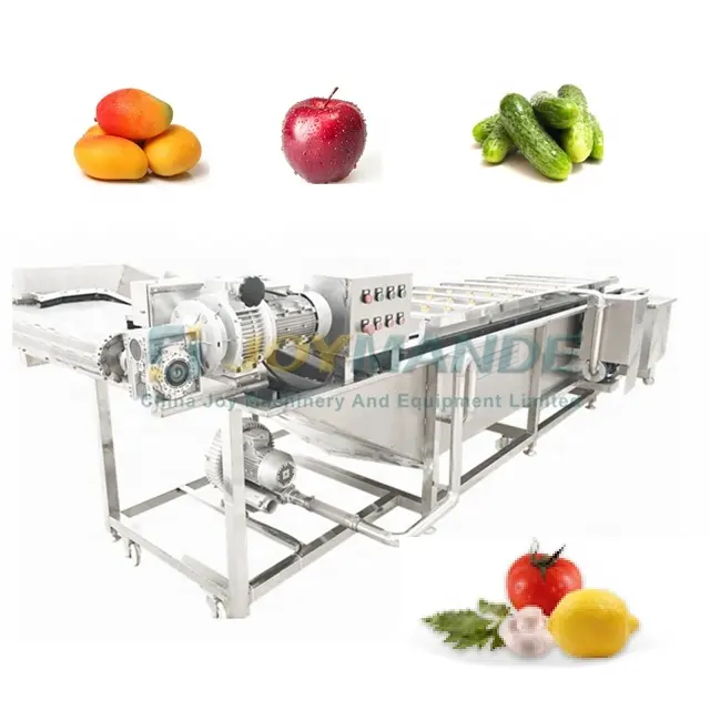 Lavadora industrial de verduras y frutas Lavadora de fresas y arándanos Máquina de limpieza