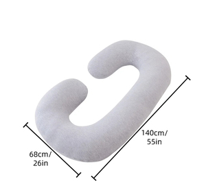 C hình tùy chỉnh mang thai bông mềm Bìa cơ thể thai sản Coolmax chần gối - Product Image 3