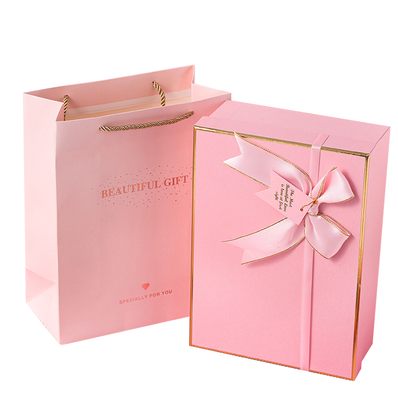 Beautiful design pink small gift plush doll packaging <strong>box</strong> heaven and earth cover Valentine's Day gift <strong>box</strong> hat gift boxes - Product Image 5