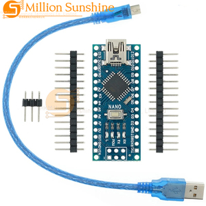 Mini / Typ C / Micro USB Nano 3.0 mit dem Bootloader-kompatiblen Nano-Controller für Arduino CH340 USB-Treiber 16MHz ATMEGA328P