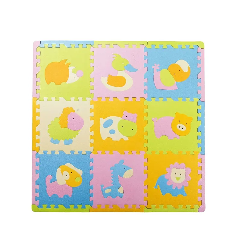 SSD Logo personalizzato di alta qualità OEM EVA foam abc floor antiscivolo baby play alphabet puzzle mat 36 pcs