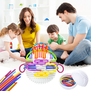 Fabrika fiyat yaratıcı otizm oyuncak eğitici çocuk oyuncak renkli yuvarlak güvenlik kullanımlık yumuşak çizgiler bebek aktivite kurulu topu - Product Image 2