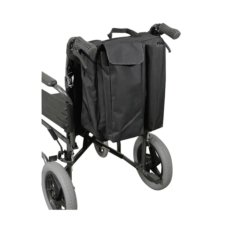 Bolsa de Muleta para silla de ruedas grande personalizada bolsa de scooter de movilidad con bolsillos de palo