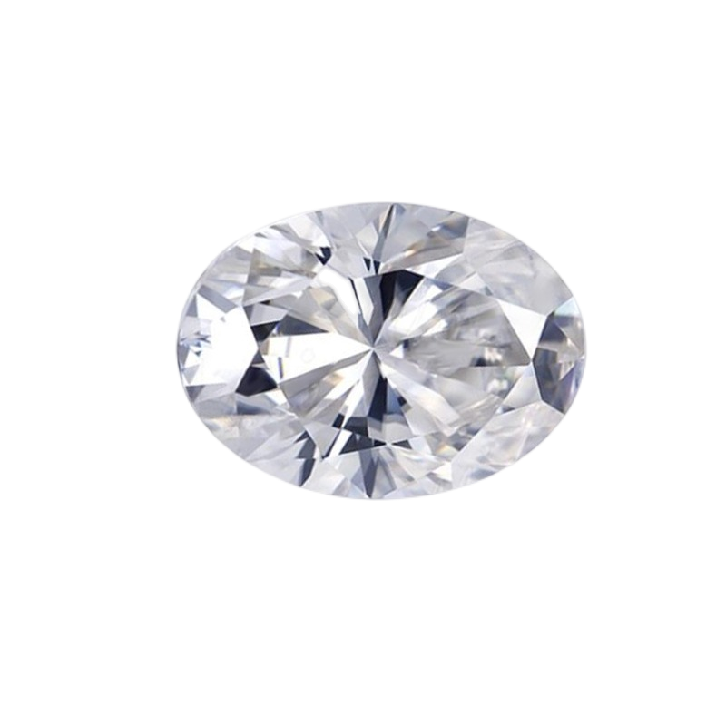 White ( Oval Cut)