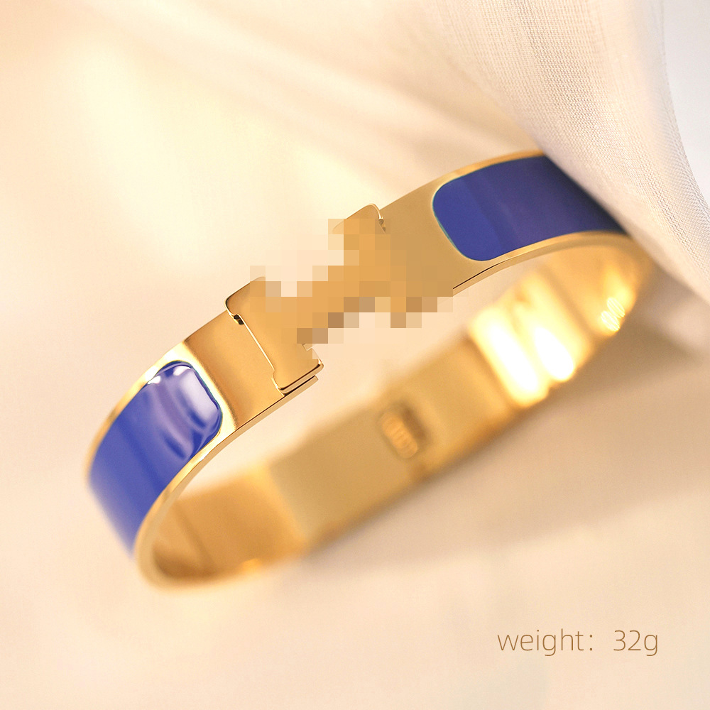12mm glow wide edition blue 18k gold