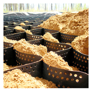 Terram HDPE PP passerella esterna muro di sostegno modello 3D Design soluzione a pendenza ripida capacità di saldatore liscio prodotto Geocells - Product Image 1