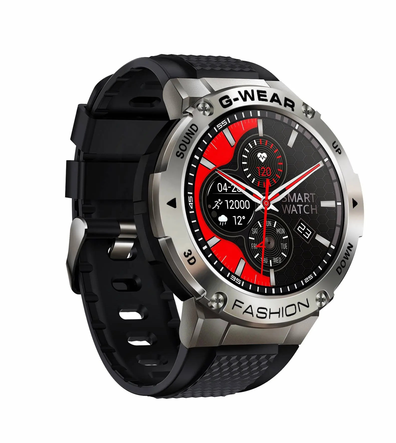 2022 K28H BT çağrı açık spor stil Smartwatch erkekler Premium akıllı saat 1.32 inç 360*360 HD ekran