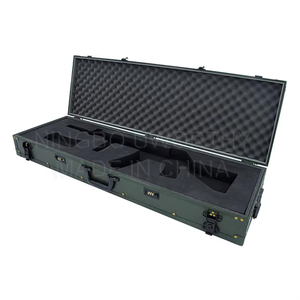 Trung Quốc Nhà sản xuất bán buôn nhà máy giá tốt trực tiếp cứng nhôm Tactical Guitar Gun lưu trữ thực hiện hiển thị trường hợp chuyến bay - Product Image 1