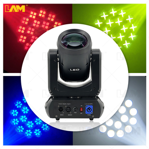 150W Mini DMX Disco LED Iluminación de escenario Haz afilado Cabezas móviles Gobo Spot para DJ Party Lyre Modo de control de iluminación de escenario DMX512 - Product Image 6