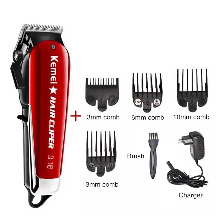 Kemei Rechargeable Electric Hair Clipper KM-2611 Hair Trimmer Big Power Salon Professional Trimmer