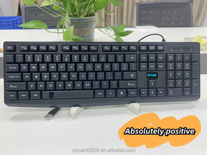 Gran marca mismo CE RHOS104 clave teclado de oficina de negocios teclado óptico ergonómico con cable USB se puede personalizar el idioma
