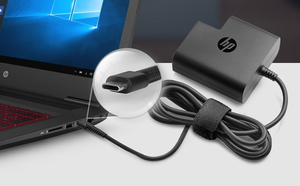 For HP 65W Travel <strong>Power</strong> <strong>Adapter</strong> <strong>USB</strong>-C Laptop Charger with 90W <strong>Output</strong> PD Function AC Port and <strong>Multiple</strong> Protections for Travel - Product Image 6