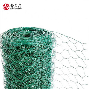 Jaula de conejo de malla hexagonal recubierta de PVC verde/Red de alambre de pollo recubierta de PVC - Product Image 4